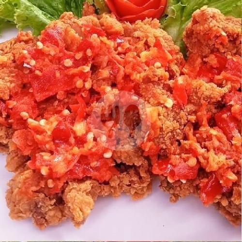 Ayam Geprek (Tanpa Nasi) menu Lalapan Den Bagus, Kuta