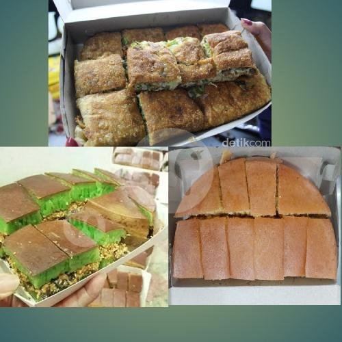 Ayam Biasa + Original Keju Kacang Susu + Pandan Keju Coklat Susu menu Martabak Goyang Lidah, Jimbaran