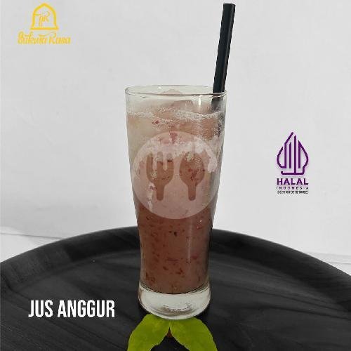 Jus Anggur Merah menu Sukma Rasa Soto, Babakan