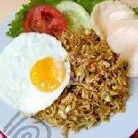 NASI GORENG TELUR CEPLOK menu Pawon Jero Gria, Blahbatuh