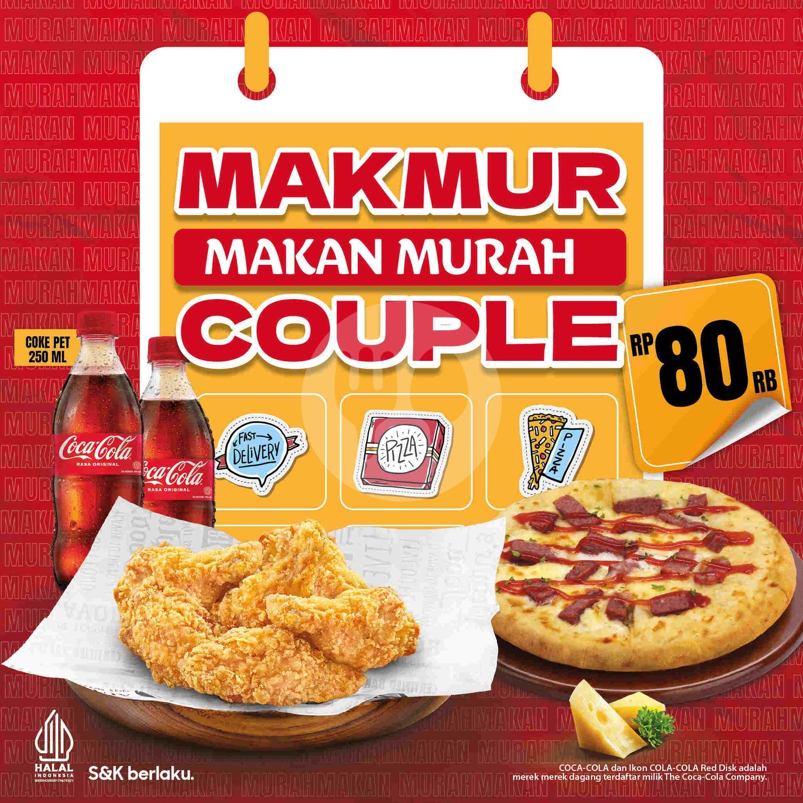 MakMur Couple menu Pizza Hut Delivery - PHD, Gatsu Barat Bali