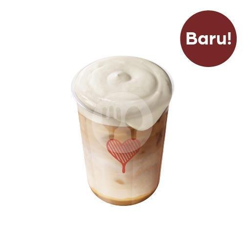 Butterscotch Sea Salt Latte menu Kopi Kenangan, Ruko Dewi Sri