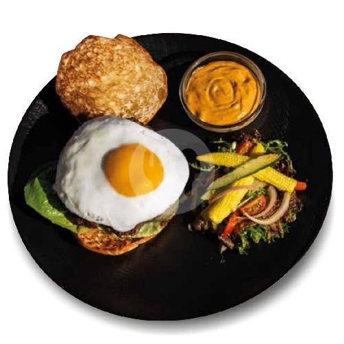 Protein Packed Burger - Double Patty menu Dispensary By Body Factory, Canggu