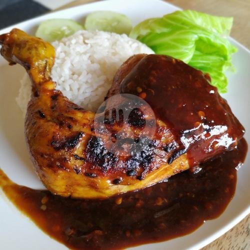 Ayam Bakar Paha Utuh Berapii + Nasi menu Iam Bakar Mager, Canggu