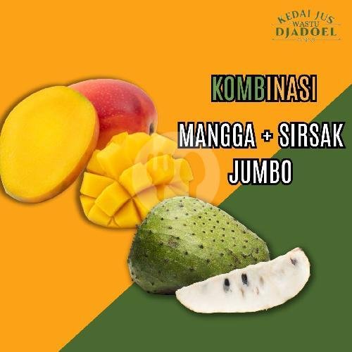 Jus Mangga + Sirsak (Jumbo) menu Kedai Jus Djadoel Gelas Jumbo, Denpasar