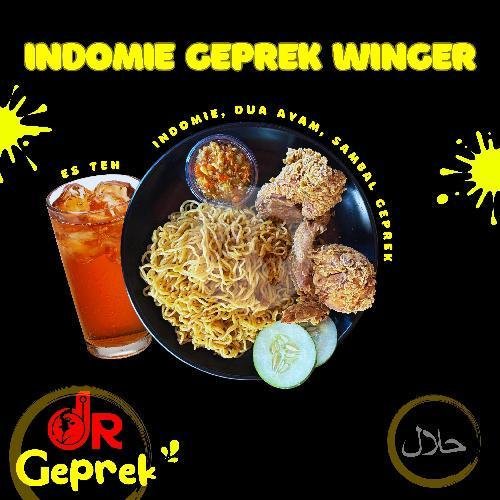 Indomie Geprek Winger menu Dr Geprek, Jalan Swasembada, No 133