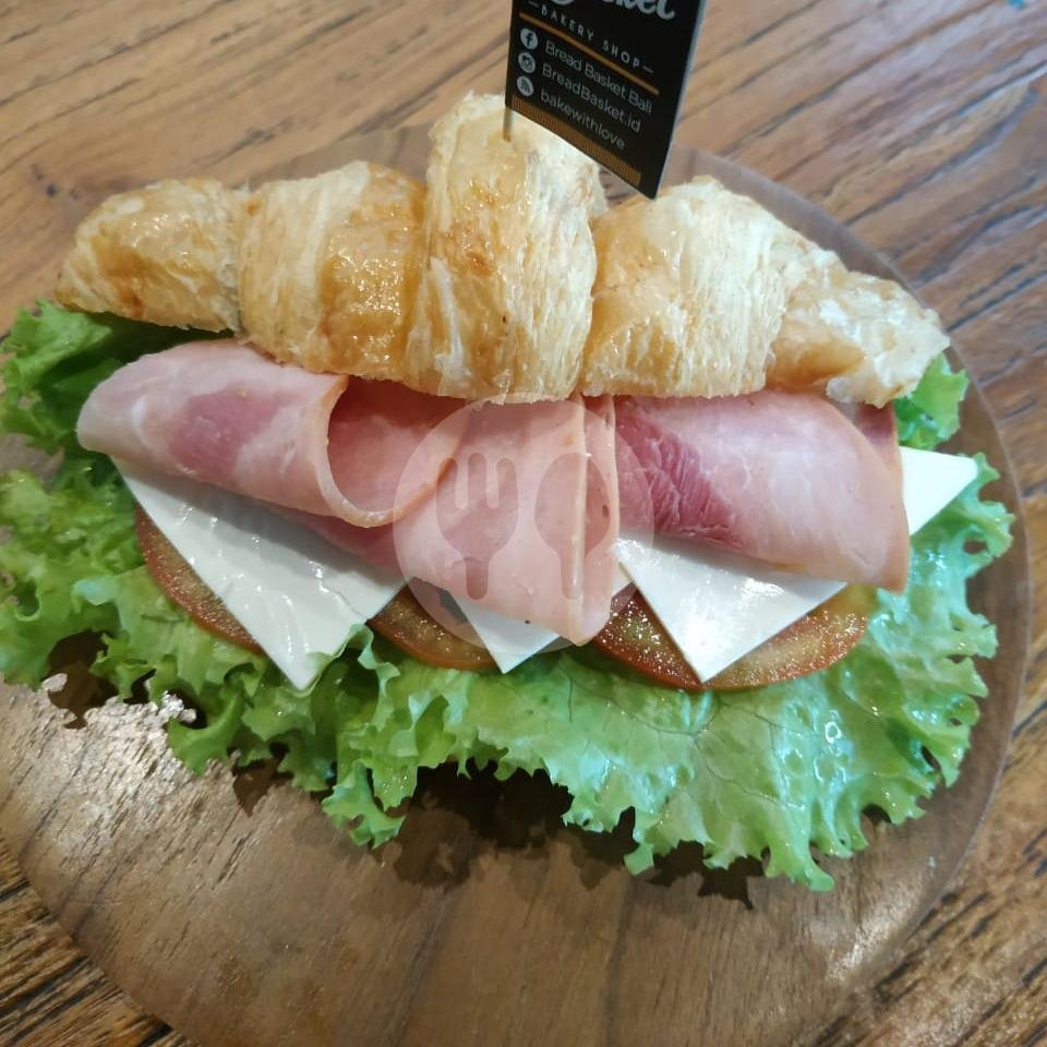 Ham & Cheese Croissant menu Bread Basket, Kerobokan