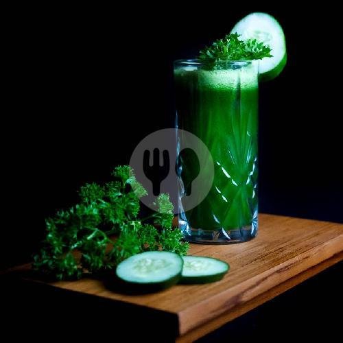 J5 Cucumber, Parsley, Spinach, Kale, Celery, Cilantro, Bok Choy menu Mostly Restaurant, Pererenan, Mengwi, Badung