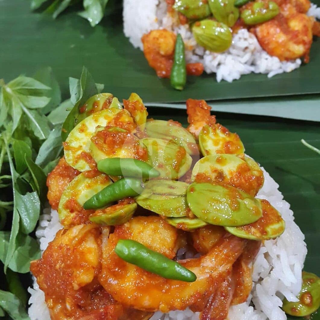 Nasi Bakar Udang Pete menu Nasi Bakar & Jinggo Sambal Roa, Taman Pancing