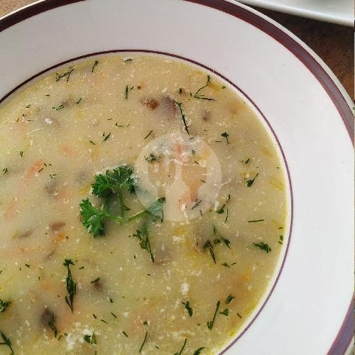 Mushroom Soup menu ShRi CAFE Vegan & Vegetarian, jimbaran
