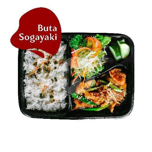 Pork Sogayaki Bento menu Sama Sama Restaurant Plaza Renon, Plaza Renon