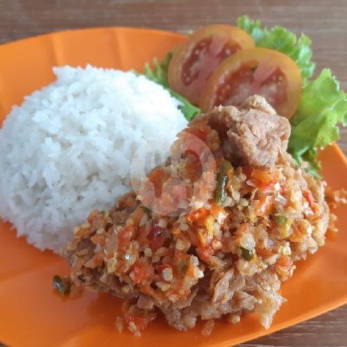 Paket Ayam Geprek + Nasi menu Ayam Bakar Ayam Kremes Kedai 007, Padangsambian