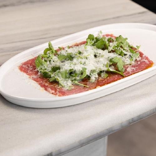 Beef Carpaccio With Truffle Dressing menu Margaret Bistro, Canggu
