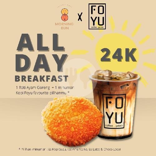 Combo - Roti Goreng Ayam menu Morning Bun