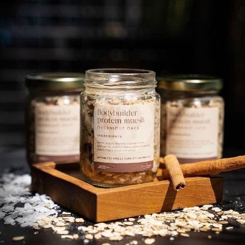 Body Builder Protein Muesli Overnight Oats menu Dispensary By Body Factory, Canggu