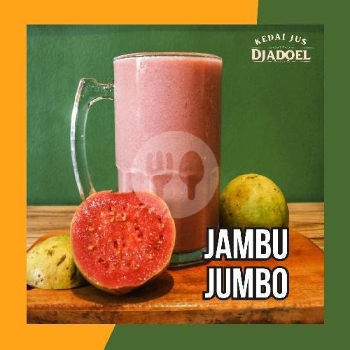 Jus Jambu Merah (Jumbo) menu Kedai Jus Djadoel Gelas Jumbo, Denpasar