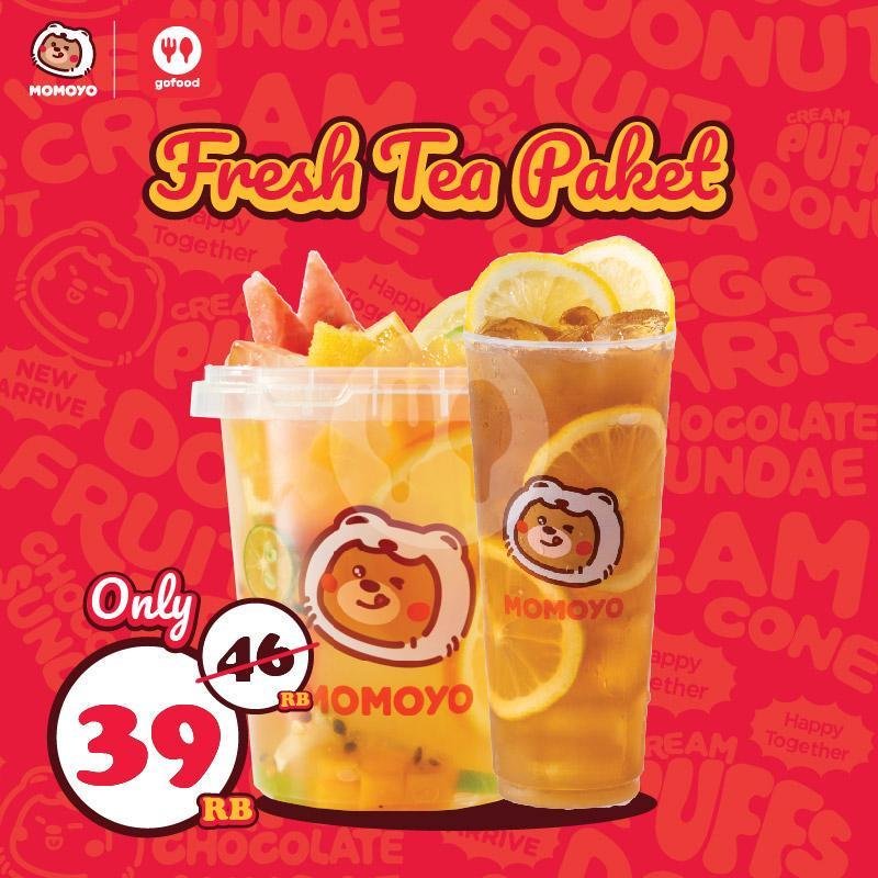 Fresh Tea Paket menu MOMOYO Ice Cream KRENENG, MOMOYO Ice Cream KRENENG