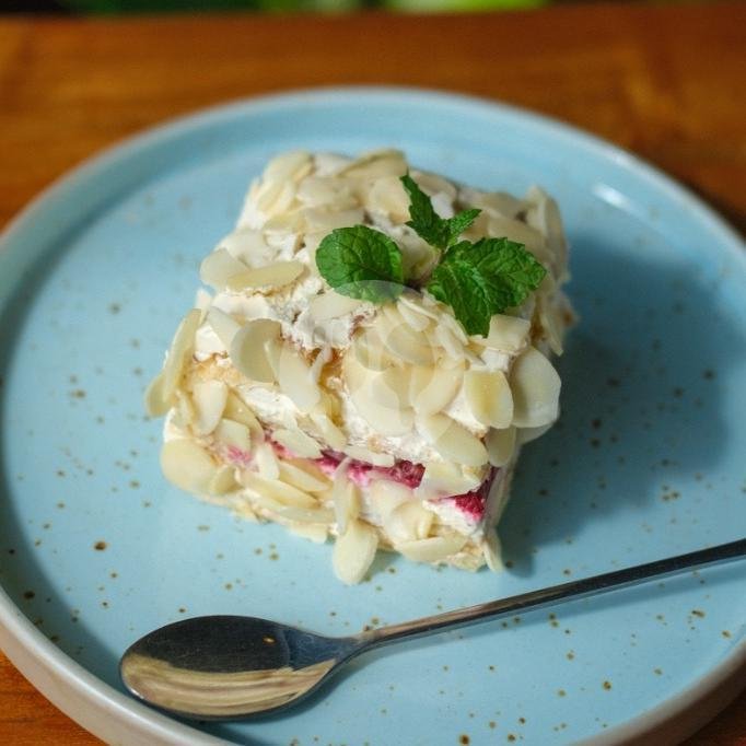 Bulan / Napoleon cake (M, Egg Free) menu Word Hummus Bar, Vegan & Vegetarian, Healthy, Canggu
