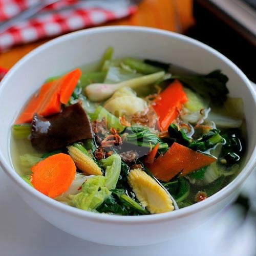 Sup Sayuran menu Waroeng Dedusun, Uluwatu