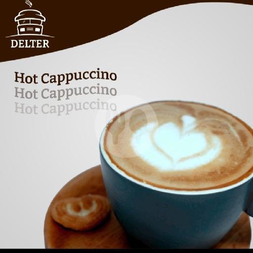 Hot Cappucino menu Kopi Delter