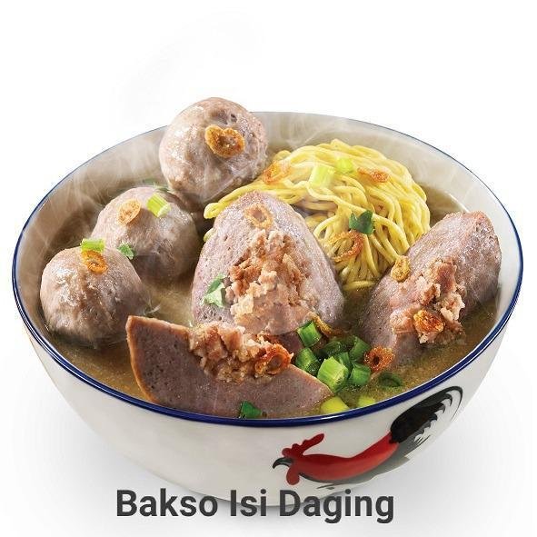 Bakso Isi Daging menu Bakso Solo Samrat, Dewi Sri