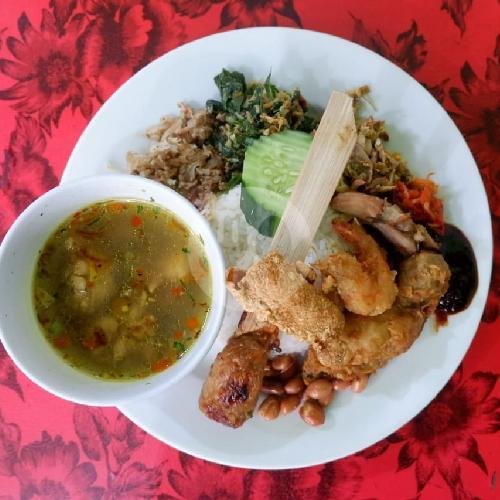 Nasi Campur Ayam Special menu Warung Setiabudi Masakan Khas Bali, Cokroaminoto