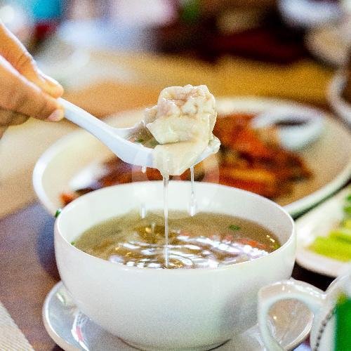 Wonton Soup (5 Pcs) menu Hey Ni Hao