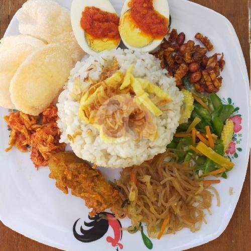 Nasi Lemak + Ayam Rendang menu Medan 88 II, Sidakarya