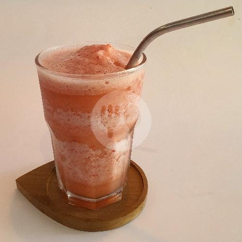 Strawberry Yakult menu Queen Shen 'Ribs and Grill', Arjuna
