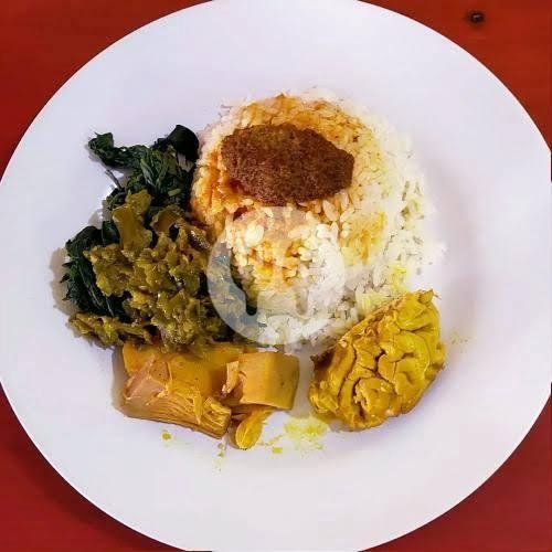 Nasi Sayur Gulai Otak Sapi menu RM. Masakan Padang Restu Bundo, Taman Sari