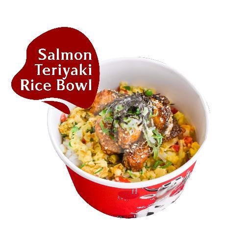 Salmon Teriyaki Rice Bowl menu Sama Sama Restaurant Plaza Renon, Plaza Renon
