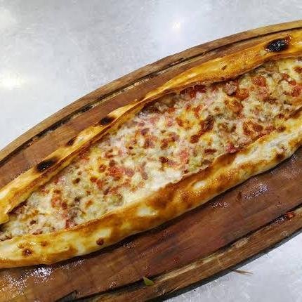 Small Pide Mozzarella(Long Pizza ) menu Yaprak Kebab Falafel, Bali Cliff