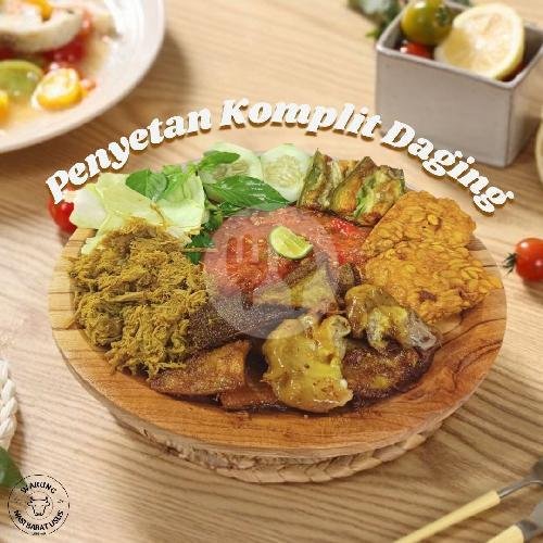 Penyetan Komplit Daging menu Nasi Babat Usus 2 Khas Surabaya Lingkar (Cabang Rembiga), Rembiga