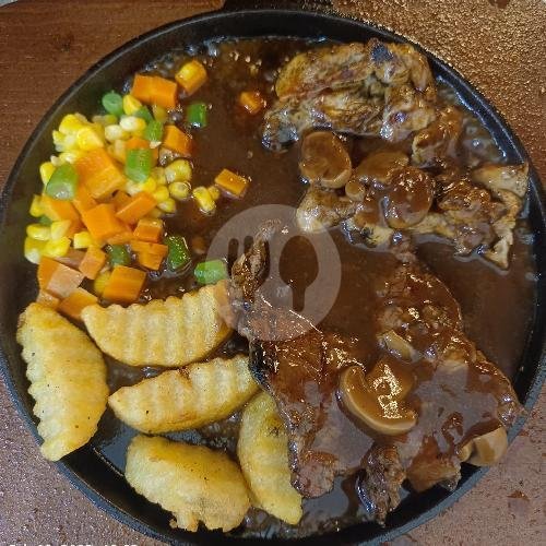 Chicken Steak Mushroom menu Aroma Steak