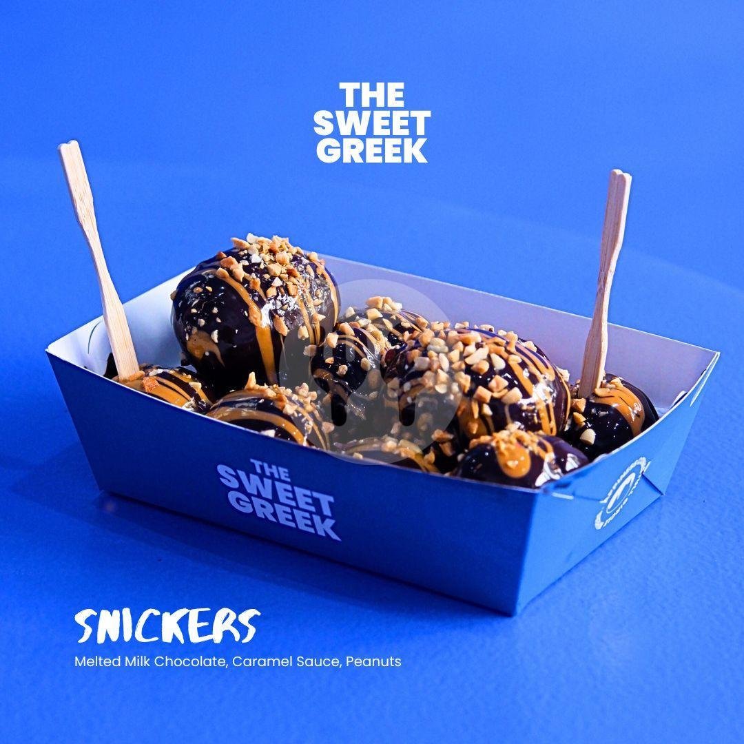 Snickers menu The Sweet Greek Donuts, Gelato and Dessert Bar, Canggu