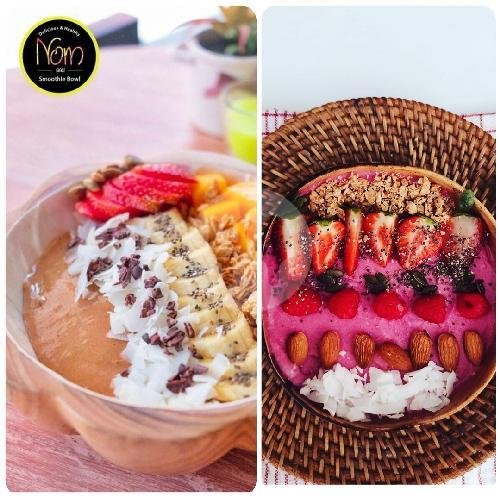 Choco Loco And Pink Panther Free Pumpkin Seeds menu Nom Bali Smoothie Bowl, Denpasar