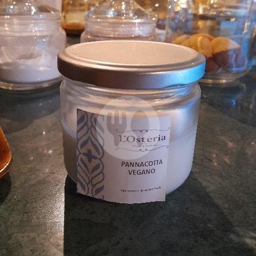 Vegan Pannacota menu L Osteria Pizza e Cucina Canggu
