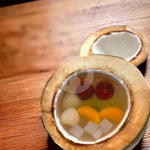 Cocojelly Kelapa Utuh menu Cocojelly, Gelogor Carik