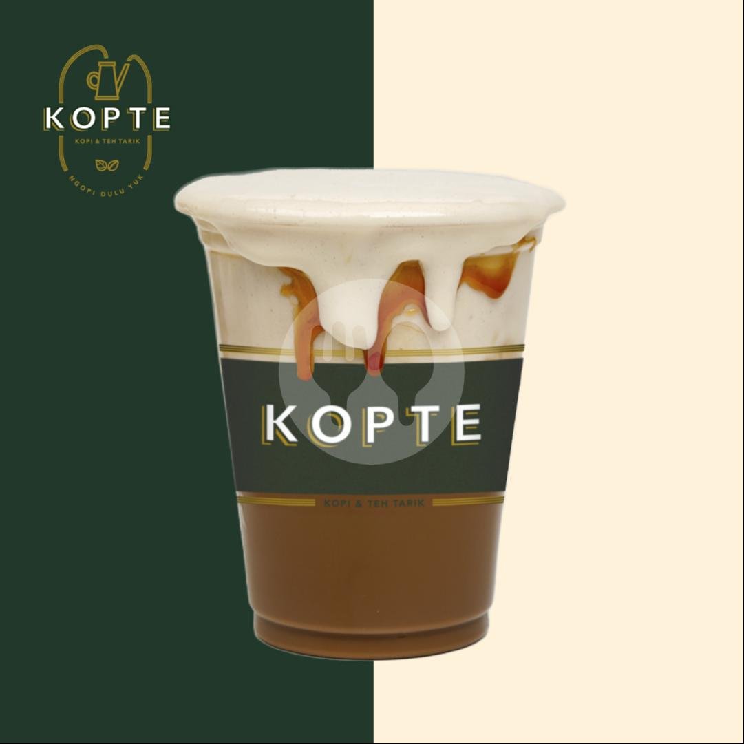 Kopi Caramel Cream menu Kopte, Panjer