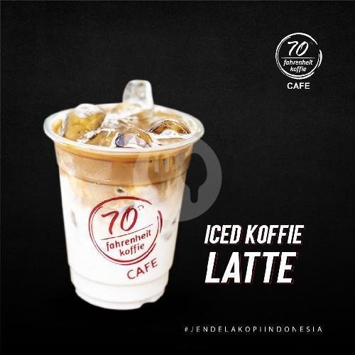 Iced Koffie Latte menu 70 Fahrenheit Koffie, Jimbaran