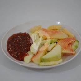 Rujak Colek Gula Pasir menu Warung Men Kembar, Tukad