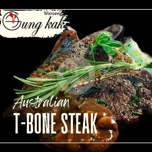 Aussie T-bone Steak 200gr menu WAROENG GUNG KAK