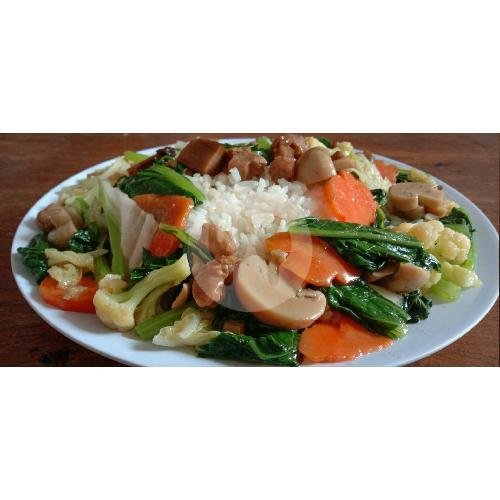 Nasi Capcay Telur Vegetarian menu Go Vegetarian, Dewi Sri Food Center