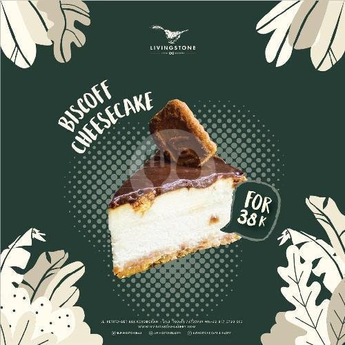 Biscoff Cheesecake menu Livingstone, Petitenget