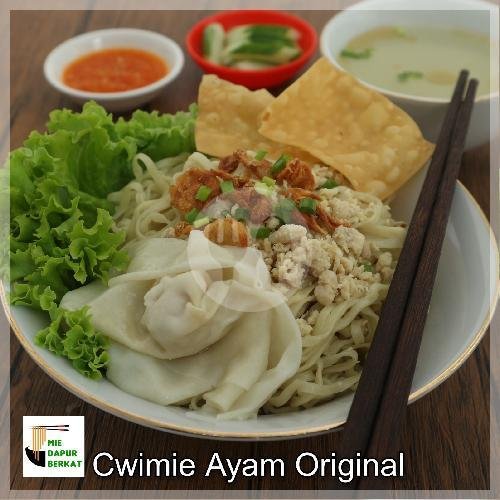 Cwie Mie Ayam Original menu Mie Dapur Berkat, Sesetan