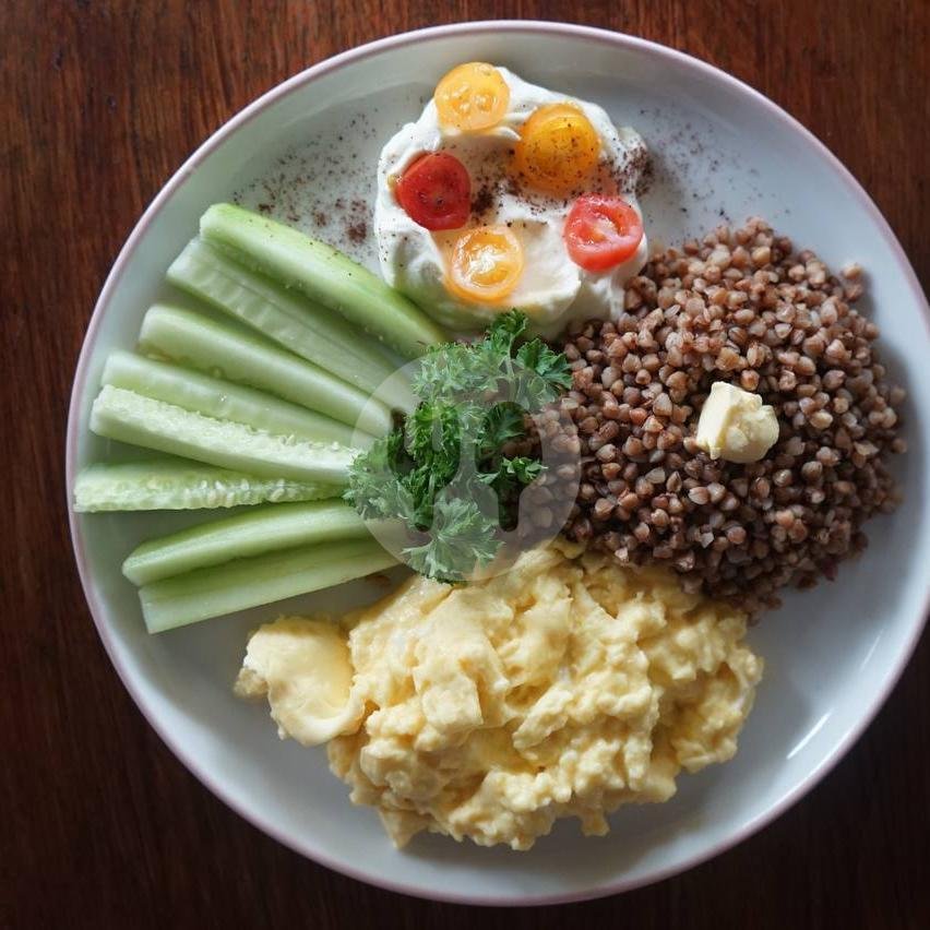 Scramble plate (Vegetarian) menu Word Hummus Bar, Vegan & Vegetarian, Healthy, Canggu