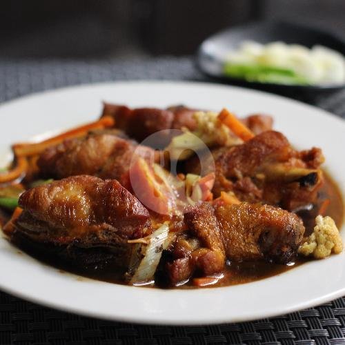 Ayam Saos Inggris menu Depot Mulia, Mengwi