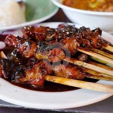Sate Kambing (bumbu Kacang) menu Sop Kaki Kambing & Sate Kambing Tiga Saudara, Jimbaran