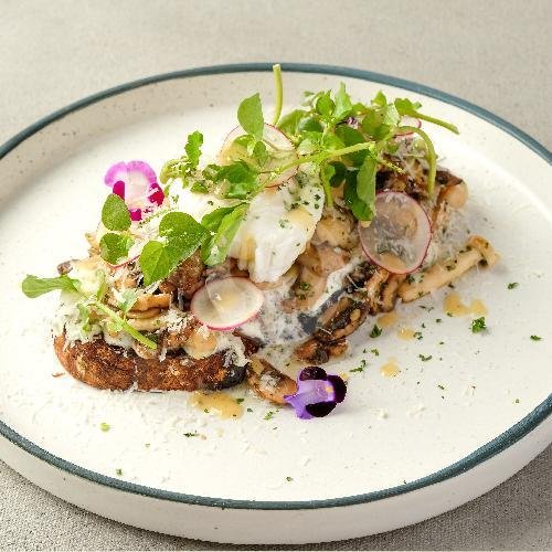 Mushroom On Toast (Vegetarian, Vegan Options) menu Craved, Seminyak