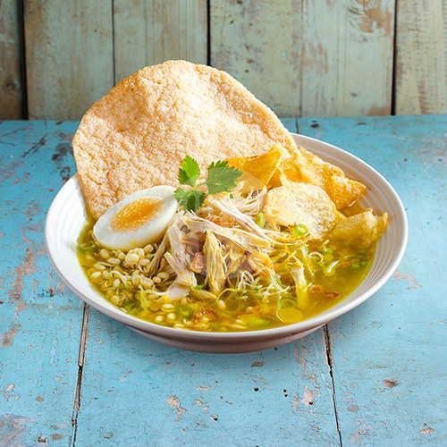 Soto Ayam menu Kafe Betawi, Living World Bali
